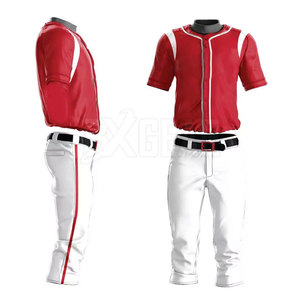 Uniforme de béisbol de equipo hecho de poliéster 100% con Jersey y pantalón cómodos disponibles a precio duradero - Product Image 1