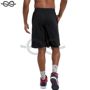 Logo personnalisé vierge de qualité supérieure Polyester Gym Mesh Sports Athletic Running Shorts pour hommes Léger Respirant Fitness Basketball - Product Image 5