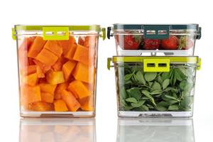 Contenedor de Almacenamiento de Alimentos al Vacío Hermético, Ecológico y a Prueba de Fugas con Tapa de Cierre, Libre de BPA, PP+PET, Ahorra Espacio, Caja de Almacenamiento para Cocina - Product Image 3