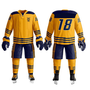 Uniforme de Hockey sobre Hielo a Precio de Fábrica, Diseño de Logotipo Personalizado, Uniforme de Hockey sobre Hielo Más Vendido al por Mayor - Product Image 2