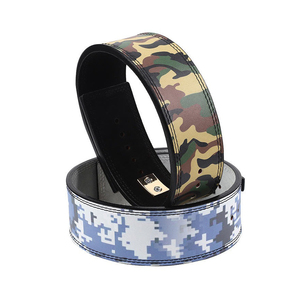 Cinturón de entrenamiento de cintura de gimnasio de cuero genuino de Material de piel de vaca de Pakistán con aleación para hebilla - Product Image 2