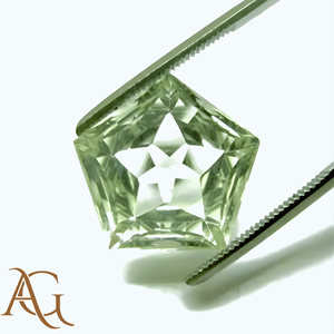 Ametista verde natural tallada en cuarzo, piedra preciosa suelta tallada, fabricante mayorista de joyería, calibrada - Product Image 3