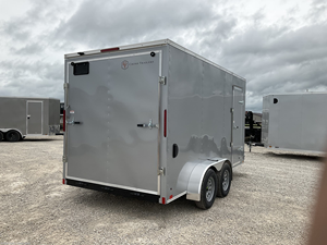 2026 Cross 7x14 Enclosed Cargo <b>Trailer</b> Tandem Axle Utility <b>Trailer</b> 84" Interior Height V-Nose Ramp Door Cargo Hauler <b>Trailer</b> - Product Image 3