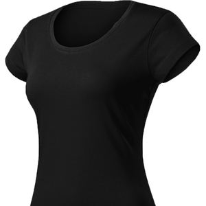 Camiseta Térmica Personalizada Ecológica Bordada para Mujer, Estilo Urbano, Cuello Redondo, Manga Corta, Tejido de Felpa - Product Image 4