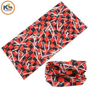 Bandanas légers entièrement imprimés par sublimation |   Bandeaux en coton personnalisés - Mode unisexe respirante et écologique pour les sports de plein air - Product Image 4