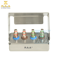 Kit de mini-embouts pour implants dentaires R.A.A.INTERNATIONAL, embouts hexagonaux universels, 4 pièces, certifiés CE, embouts métalliques RAA-132, garantie de 3 ans
