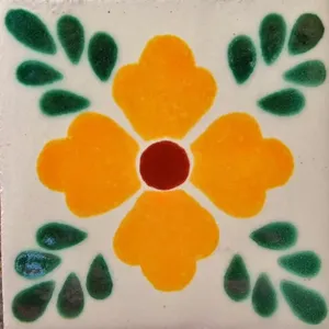 Placa decorativa hecha a mano con diseño de azulejo mexicano C #038-¡Pedido personalizado según sea necesario! - Product Image 1