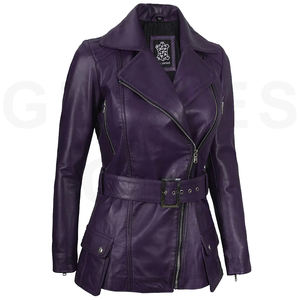 Gants d'hiver pour femmes, mode urbaine, cuir véritable, coupe-vent, séchage rapide, manches longues, veste décontractée pour femmes, vêtements de rue - Product Image 2