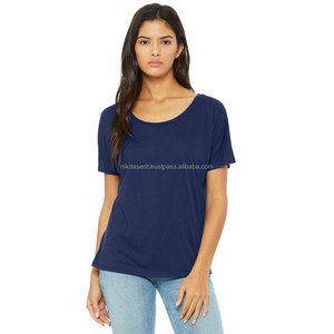 Mode Triblend femmes 8816 Bella + toile femmes Slouchy Tee mode Slouchy T-Shirt T-Shirt gris Slouchy T-Shirt respirant - Product Image 4