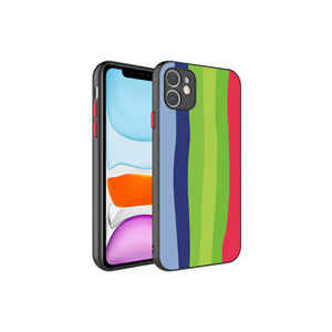 Étui en silicone liquide antichoc MSRA X-Cam, coque de protection premium pour iPhone 11 Plus, étui de téléphone coloré avec protection de l'appareil photo - Product Image 1