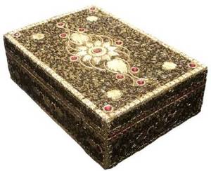 Joyero de diseño único hecho a mano, caja de maquillaje, Vanity Box a muy bajo precio con descuento - Product Image 3