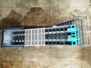 Lavadora de arena en espiral Constmach de 90 TPH de alta eficiencia, Motor de CA, componentes centrales de alta calidad, instalación de limpieza de grava, arena Superior - Product Image 3