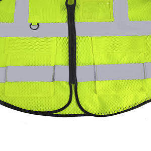Mingrui <b>Hi</b> <b>Vis</b> Workwear Uniforms <b>Kids</b> <b>Hi</b> <b>Vis</b> <b>Vest</b> with Zip Pockets Premium Reflective Safety <b>Vest</b> for Enhanced Visibility - Product Image 6