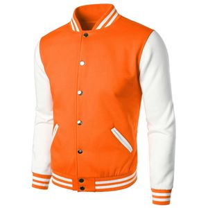 Veste universitaire de conception personnalisée OEM pour hommes, veste d'hiver à manches fines en cuir d'origine avec broderie personnalisée, veste d'hiver 2026 - Product Image 2