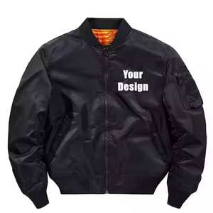 เสื้อแจ็คเก็ตบอมเบอร์สำหรับผู้ชายเสื้อโค้ทแฟชั่นสตรีทแวร์สำหรับฤดูหนาวฤดูใบไม้ร่วง MA1 - Product Image 5