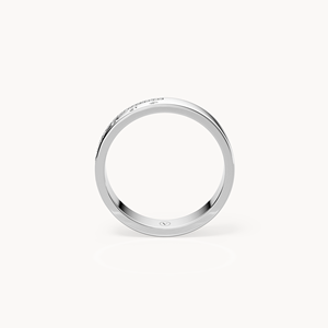 แหวนแต่งงานเพชรแล็บโกรว์ 14k แบบช่องและแบบฝัง - Product Image 4