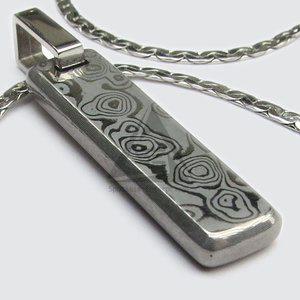 Hot Sale Oem Service Damascus Steel <b>Lockets</b> New Design Light Weight Fashion Accessories Damascus Steel <b>Lockets</b> - Product Image 6