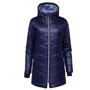 Manteau long matelassé brillant personnalisé pour femmes, parka longue épaisse, veste d'hiver rembourrée en duvet, veste à bulles pour femmes - Product Image 2