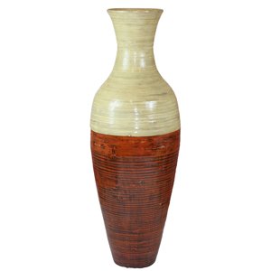 Hot Sale Modern Red Spun Glasshour Shape <b>Bamboo</b> Flower <b>Vase</b> Wedding Stylish <b>Bamboo</b> Floral <b>Vases</b> - Product Image 6