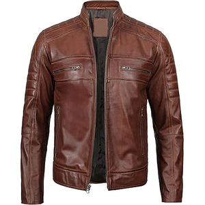 Manteaux en cuir tendance personnalisés des fabricants, veste de moto, veste en cuir véritable pour hommes, fraternité et sororité - Product Image 6
