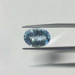 Aguamarina Natural, Beryl, Forma Ovalada, 3.15 Quilates, Color Azul Santa María, Piedras Preciosas Sueltas, Ovaladas, Certificadas, Calidad Superior - Product Image 5