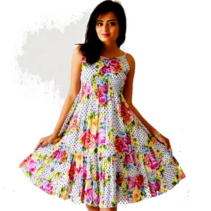 ROBE DÉCONTRACTÉE MIGNON PARFAITE POUR LA FÊTE À LA PLAGE - Product Image 1