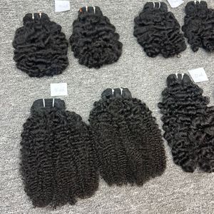 Cabello vietnamita crudo, paquete de cabello liso y rizado, cabello rizado, extensión de cabello humano para mujeres negras - Product Image 4