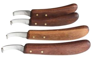 Cuchillo de pezuña herrador premium-hoja de acero de alto carbono-herramienta de corte de grado profesional-para caballos ganado Pakistán - Product Image 6