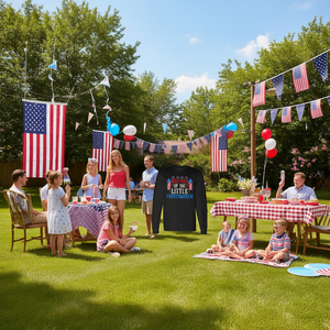 T-shirt à manches longues pour frères, motif promotionnel « Little Firecracker », pour l'anniversaire du 4 juillet - Product Image 3