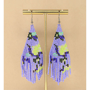 Premium Quality Best Selling Stylish Beaded and Hand Embroidered Earrings With Metal Fittings at the <b>Back</b> - Product Image 6