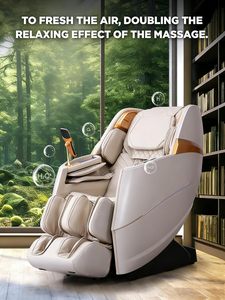 Fauteuil de massage 4D corps entier zéro gravité avec extension motorisée SL Track, pétrissage des mollets, étirement yoga et chaleur dorsale - Product Image 4