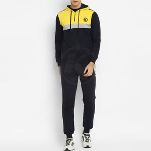 Activewear-chándal de talla grande con logotipo personalizado para hombre, jersey con capucha, conjunto para trotar - Product Image 1