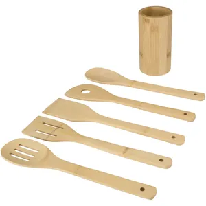 Ensemble d'ustensiles de cuisine personnalisés en bambou Tala, outils de cuisine, gadgets - Product Image 2