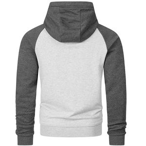 Sweats à capuche pour hommes Pullover Fleece Lined Athletic Casual Lightweight Workout High Collar Sweatshirts avec poches kangourou - Product Image 4
