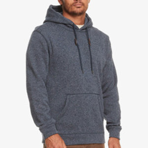 เสื้อสเวตเตอร์แขนยาวสำหรับผู้ชายเสื้อฮู้ดผ้าฟลีซแบบสวมหัวแขนยาวเปิดไหล่ - Product Image 2