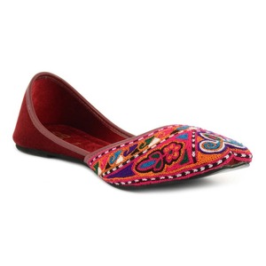 Bas quantité minimale de commande femmes chaussures léger Jutti raisonnable multicolore Khussa avec un nouveau Look élégant Khussa à la mode femmes Khussa - Product Image 4