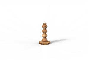 Introduce un candelabro elegante y contemporáneo en tu hogar con este candelero de madera minimalista con diseño geométrico - Product Image 4
