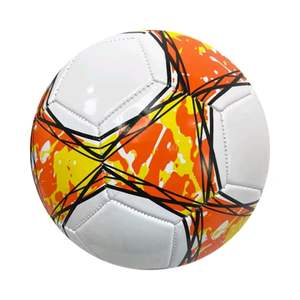 Balón de Fútbol Cosido a Mano con Logotipo Personalizado en Color Sólido, Balón de Fútbol con Impresión de Logotipo Personalizado, Balón de Fútbol Pakistaní Deportivo - Product Image 6