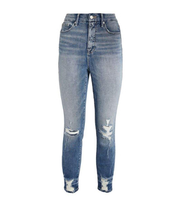 Nueva moda para mujer, pantalones vaqueros informales de mezclilla, pantalones largos con cremallera y botones, cintura media, patrón sólido, colección de invierno, pantalones para mujer, venta al por mayor - Product Image 6