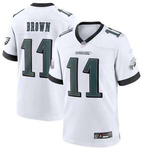 Maillot de football américain respirant pour homme Philadelphia Brown, nouvelle saison 2025 - Product Image 4