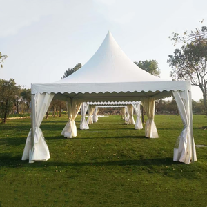 आधुनिक लक्जरी औद्योगिक तम्बू आउटडोर पार्टी एल्यूमीनियम मिश्र धातु पोल शादी तम्बू स्टीपल मार्की भोज फ्रेम पेपोडा तम्बू - Product Image 1