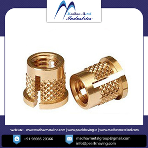 Écrous en laiton, service OEM de haute qualité, insérer des écrous en style indien - Product Image 2