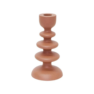 Candelero de pilar de madera hecho a mano, candelabro de madera hecho a mano para decoración del hogar y cocina - Product Image 4
