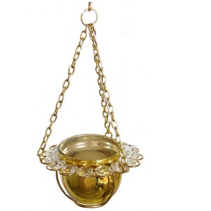 Support de bougie tendance pour restaurant, hôtel ou décoration de fête, finition antique, porte-bougie votif, accessoires décoratifs - Product Image 1
