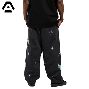 Pantalones de chándal holgados para hombre, ropa de calle con cintura elástica y cordón, pantalones de chándal holgados de INDUSTRIES INCREÍBLES - Product Image 2