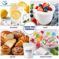 Acesulfame K en poudre de qualité alimentaire E950, édulcorant haute intensité, additif cristallin blanc pour boissons, boulangerie et confiserie