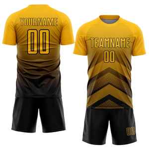 ชุดฟุตบอลผู้ใหญ่ 100% โพลีเอสเตอร์ คุณภาพไทย เสื้อฟุตบอลแบบซับลิเมชั่น ชุดฟุตบอลสำหรับสโมสร - Product Image 1