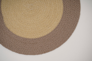 Set de table en coton tressé 40 x 40 cm, fait main, écologique, pour table à manger, vaisselle, vente en gros, export en vrac - Product Image 3