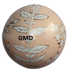 กระดาษตกแต่งต้นคริสมาสต์ขนาด8ซม., ลูกบอลตกแต่งเทศกาลสำหรับตกแต่ง - Product Image 3