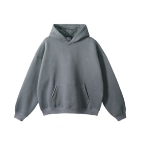 Nuevo diseño Pullover Sudadera con capucha Color liso personalizado Top de gran tamaño de alta calidad para hombres Mujeres Otoño Invierno - Product Image 3